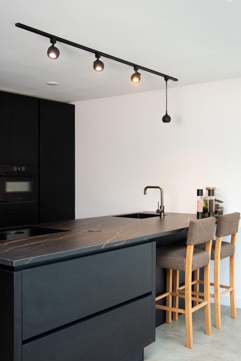 Lucide TRACK FAVORI prívesok - 1-okruhový systém osvetlenia koľajníc - 1xGU10 - čierny (predĺženie)